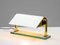 Crystal and Brass Desk Lamp by Pietro Chiesa for Fontana Arte, 1960s, Image 9