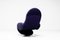 Dark Blue System 1-2-3 Lounge Chair from Verner Panton, 1970s 6