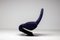 Dark Blue System 1-2-3 Lounge Chair from Verner Panton, 1970s, Image 4
