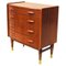 Norwegian Teak Wood Chest of Drawer, 1950s, Image 1