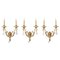 Early 20th Century Wrought Iron Sconces, Set of 3, Image 6