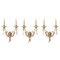 Early 20th Century Wrought Iron Sconces, Set of 3, Image 1