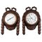 19th Century Barometer and a Clock, Set of 2 1