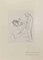 Hermann Paul, En Attendant l'Ami, Ink Drawing, fine XIX secolo, Immagine 1