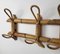 Italian French Bamboo Rattan Coat Hanger, 1960s 5