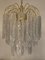 Vintage Murano Glass Feather Chandelier, 1970s, Image 4