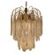 Vintage Murano Glass Feather Chandelier, 1970s, Image 1