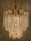 Vintage Murano Glass Feather Chandelier, 1970s, Image 7