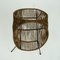 Italian Midcentury Black Iron and Rope Magazine Rack, 1950s 7