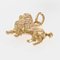 18 Karat Yellow Gold Poodle Charm Pendant, 1960s 9