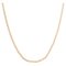 18 Karat Modern Yellow Gold Chiseled Flatened Convict Mesh Chain 1