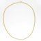 18 Karat Modern Yellow Gold Chiseled Flatened Convict Mesh Chain, Image 3