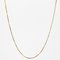 18 Karat Yellow Gold Cube Mesh Long Chain, 1960s, Image 4