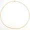 18 Karat Modern Yellow Gold Filed Convict Mesh Chain Necklace 3