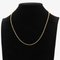 18 Karat Modern French Yellow Gold Convict Mesh Chain Necklace 4