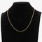 18 Karat Modern French Yellow Gold Convict Mesh Chain Necklace, Image 4