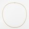 18 Karat Modern French Yellow Gold Convict Mesh Chain Necklace, Image 3