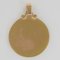 18 Karat Antique Yellow Rose Gold Haloed Virgin Mary Medal, 1890s 2