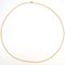 18 Karat Yellow Gold Filed Convict Mesh Chain Necklace 3