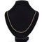 18 Karat Yellow Gold Filed Convict Mesh Chain Necklace 4
