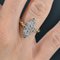 Moderner französischer Marquise Ring aus 18 Karat Gelbgold mit Diamanten 5