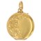 18 Karat 20th Century French Yellow Gold Ivy Leaves Medallion, 1890s 1