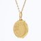 18 Karat 20th Century French Yellow Gold Ivy Leaves Medallion, 1890s, Image 6