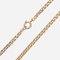 Collar de cadena de malla Jaseron doble de oro rosa de 18 quilates, siglo XX, Imagen 5