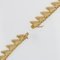 French 18 Karat Yellow Gold Feather Necklace, 1950s 14