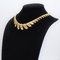 French 18 Karat Yellow Gold Feather Necklace, 1950s, Image 9