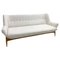 Mid-Century Modern Beige Upholstery Sofa by Julia Gaubek, Hungary, 1950s, Image 1