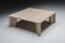 Jumbo Travertine Square Coffee Table attributed to Gae Aulenti, Italy, 1960s 4