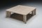 Jumbo Travertine Square Coffee Table attributed to Gae Aulenti, Italy, 1960s, Image 4