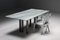Marble & Steel Dining Table from Pia Manu, 1990s, Image 4