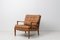 Löven Easy Chair in Brown Leather by Arne Norell, 1960s, Image 3