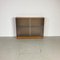 Mid-Century Teak and Frosted Glass Cabinet 1