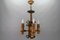 Late 19th Century Medieval Gilt Wrought Iron Chandelier, 1890s 17