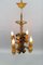 Late 19th Century Medieval Gilt Wrought Iron Chandelier, 1890s, Image 9