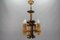 Late 19th Century Medieval Gilt Wrought Iron Chandelier, 1890s 2