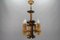 Late 19th Century Medieval Gilt Wrought Iron Chandelier, 1890s, Image 2