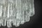 Large Murano Ice Glass Chandelier attributed to Kalmar, Austria, 1960s, Image 5