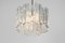 Large Murano Ice Glass Chandelier attributed to Kalmar, Austria, 1960s 13