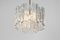 Large Murano Ice Glass Chandelier attributed to Kalmar, Austria, 1960s, Image 13