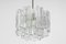 Large Murano Ice Glass Chandelier attributed to Kalmar, Austria, 1960s 7