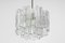 Large Murano Ice Glass Chandelier attributed to Kalmar, Austria, 1960s, Image 7