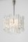 Large Murano Ice Glass Chandelier attributed to Kalmar, Austria, 1960s 12