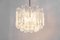 Large Murano Ice Glass Chandelier attributed to Kalmar, Austria, 1960s 2