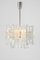 Large Murano Ice Glass Chandelier attributed to Kalmar, Austria, 1960s 11