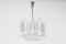 Large Murano Ice Glass Chandelier attributed to Kalmar, Austria, 1960s 8