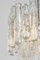 Großer Murano Eisglas Kronleuchter, 1960er 15